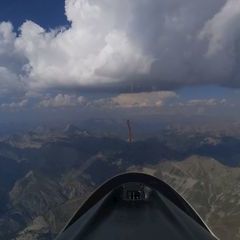 Flugwegposition um 15:16:12: Aufgenommen in der Nähe von Département Alpes-de-Haute-Provence, Frankreich in 3373 Meter